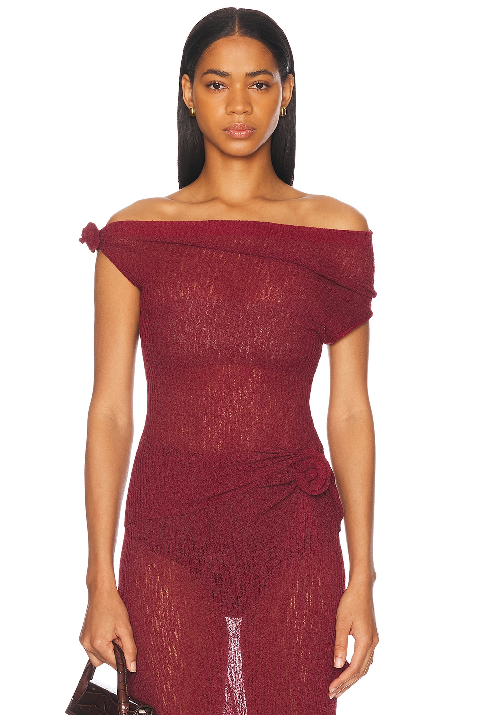 Топ Amapola Maygel Coronel, Maroon
Топ Amapola Maygel Coronel, Maroon