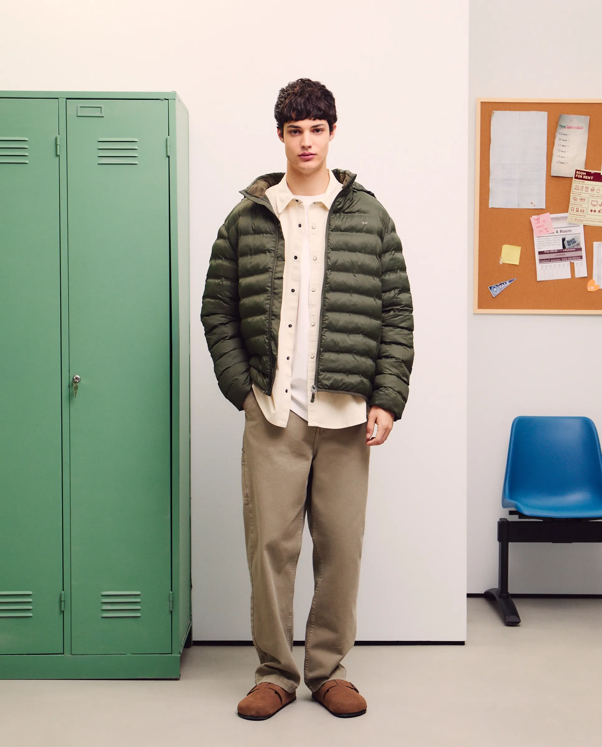 Легкая пуховая куртка мужская Green Coast, зеленый 
Легкая пуховая куртка мужская Green Coast, зеленый