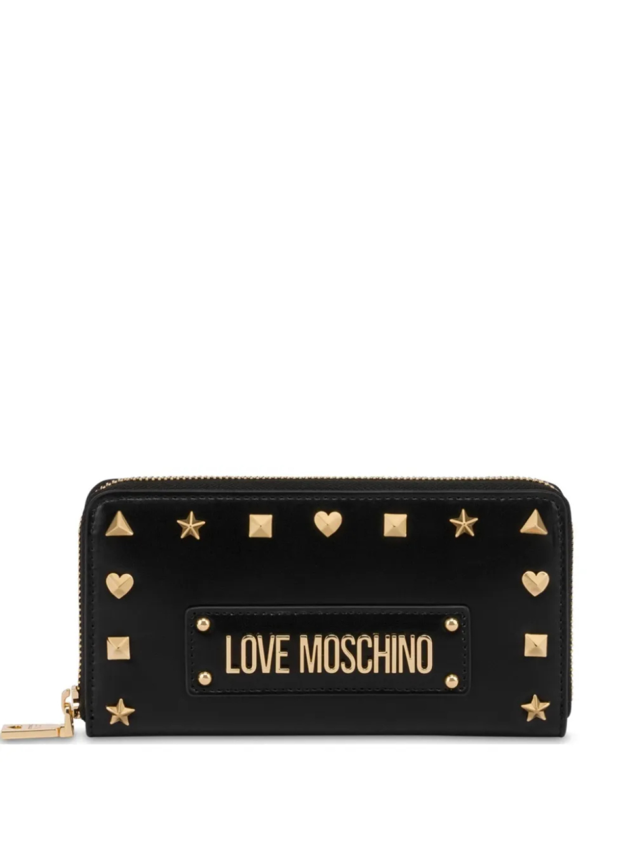 Кошелек с заклепками Love Moschino, черный
Кошелек с заклепками Love Moschino, черный