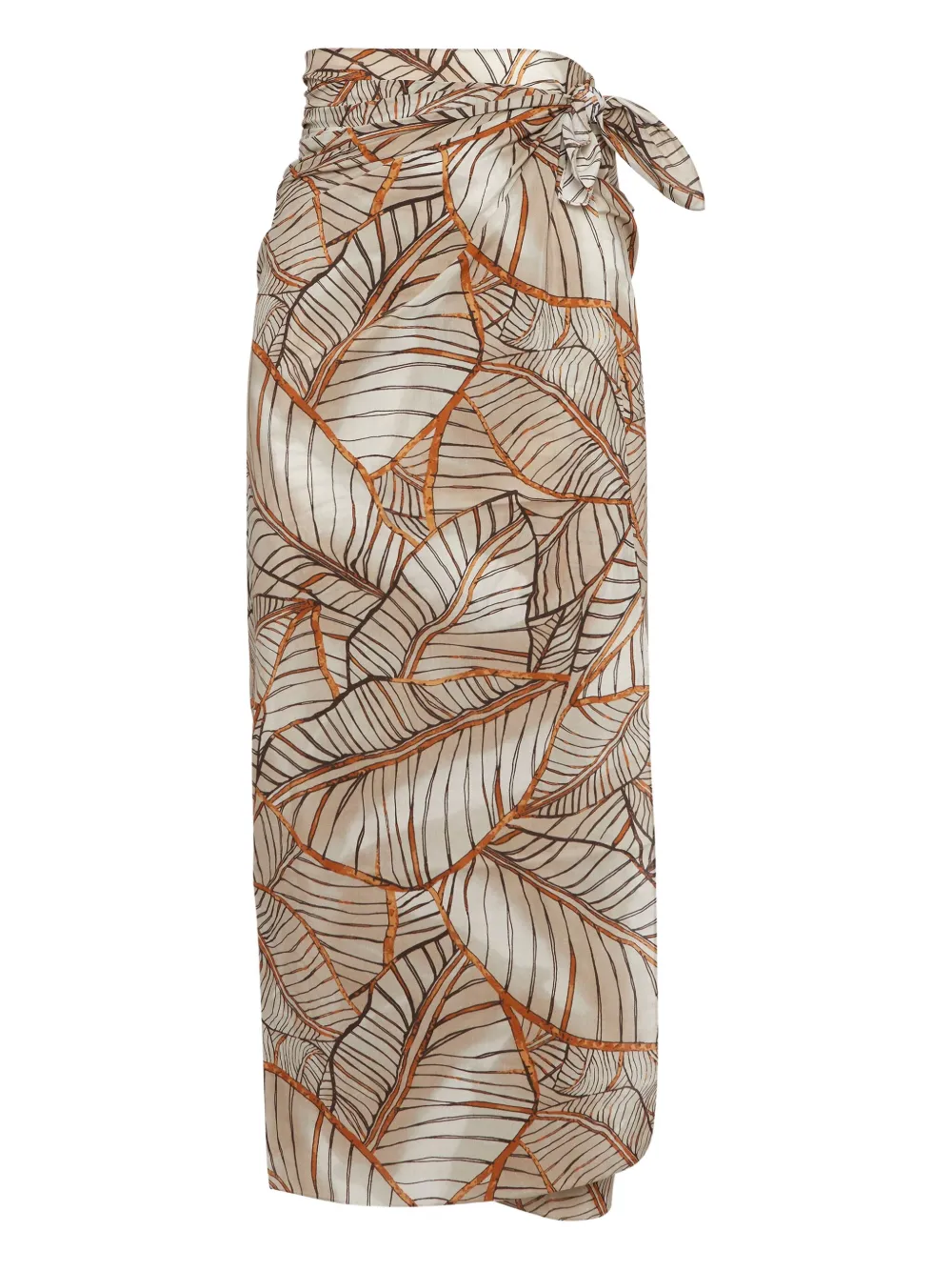 Юбка с принтом и запахом Brunello Cucinelli, коричневый
Юбка с принтом и запахом Brunello Cucinelli, коричневый