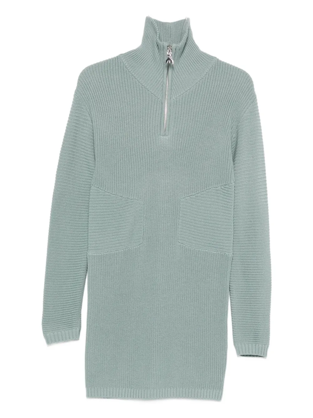 Вязаное платье на молнии Patrizia Pepe, зеленый
Вязаное платье на молнии Patrizia Pepe, зеленый