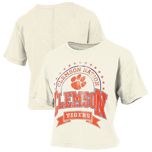 Женская футболка Clemson Tigers с эффектом поношенности Pressbox
Женская футболка Clemson Tigers с эффектом поношенности Pressbox