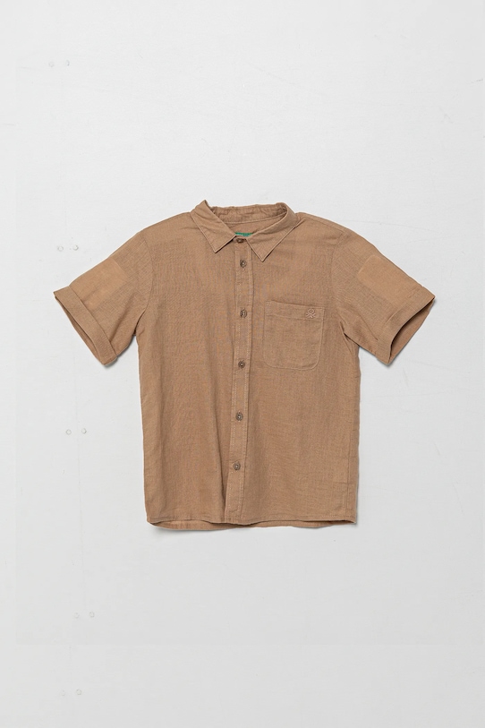 Детская льняная рубашка United Colors Of Benetton, коричневый
Детская льняная рубашка United Colors Of Benetton, коричневый