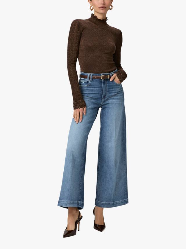 Джинсы harper с высокой посадкой и широкими штанинами PAIGE, синий
Джинсы harper с высокой посадкой и широкими штанинами PAIGE, синий