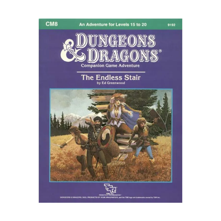 Модуль Endless Stair, Basic Dungeons & Dragons (Original Edition) - Modules & Adventures - CM Series
Модуль Endless Stair, Basic Dungeons & Dragons (Original Edition) - Modules & Adventures - CM Series