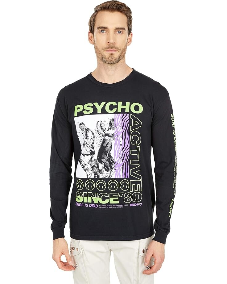 Лонгслив SURF IS DEAD Psycho Active Long Sleeve Tee, черный
Лонгслив SURF IS DEAD Psycho Active Long Sleeve Tee, черный