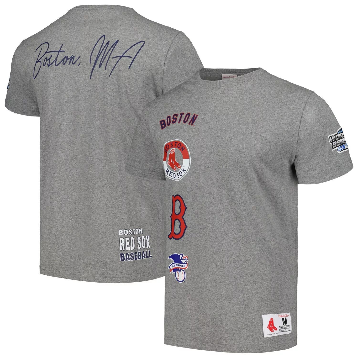 Мужская футболка Mitchell & Ness Heather Grey Boston Red Sox Cooperstown Collection City Collection
Мужская футболка Mitchell & Ness Heather Grey Boston Red Sox Cooperstown Collection City Collection