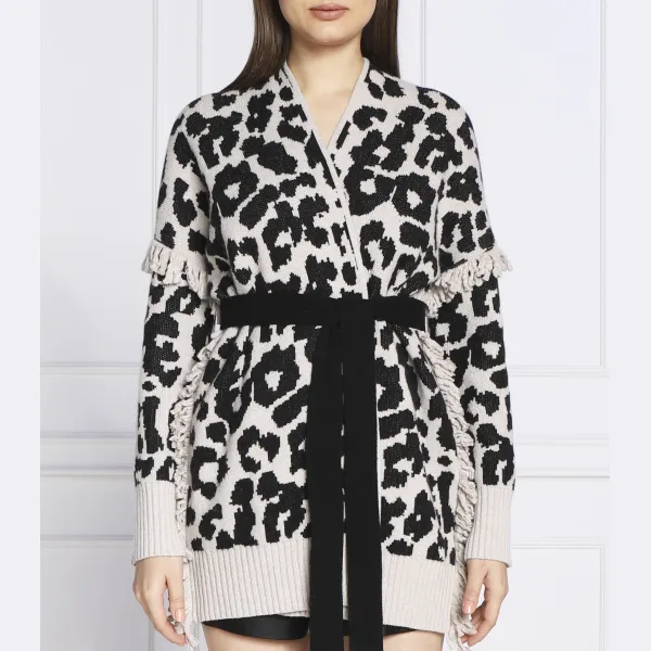 Кардиган классического кроя с добавлением шерсти и кашемира Marella, черный
Кардиган классического кроя с добавлением шерсти и кашемира Marella, черный