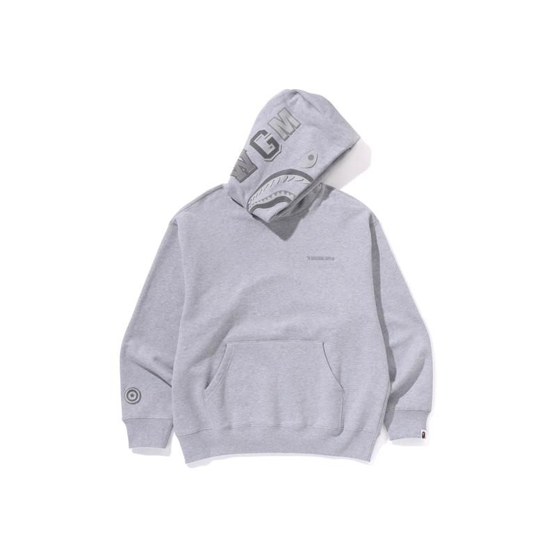 Bape Shark Logo Relaxed Fit Pullover Hoodie A BATHING APE, серый
Bape Shark Logo Relaxed Fit Pullover Hoodie A BATHING APE, серый