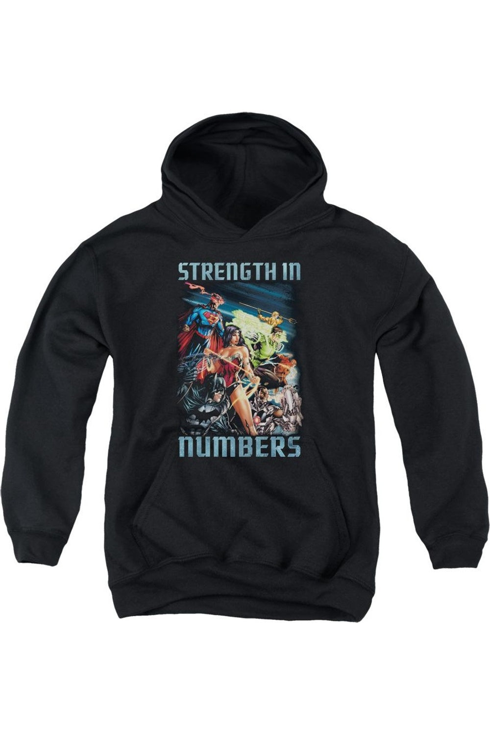 Толстовка с капюшоном Justice League of America "Сила в единстве" для детей Gildan, черный
Толстовка с капюшоном Justice League of America "Сила в единстве" для детей Gildan, черный