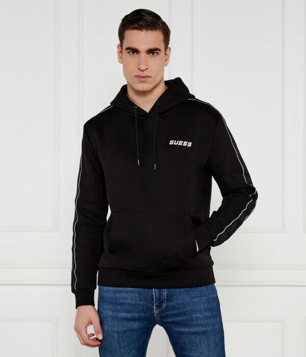 Толстовка мужская Guess Active с полосками на рукавах, черный
Толстовка мужская Guess Active с полосками на рукавах, черный