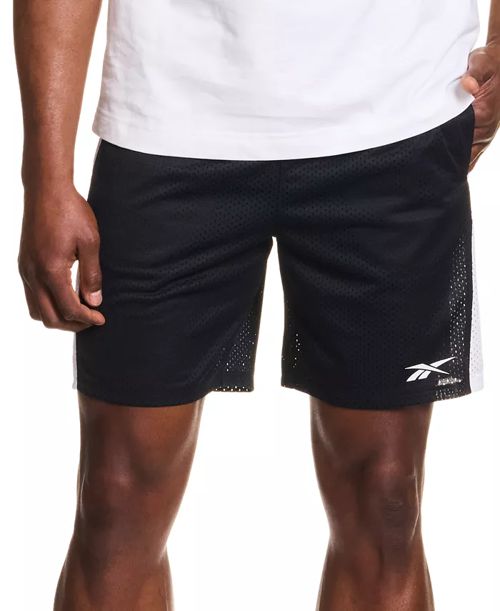 Мужские баскетбольные шорты 9" из сетки Reebok, черный
Мужские баскетбольные шорты 9" из сетки Reebok, черный
