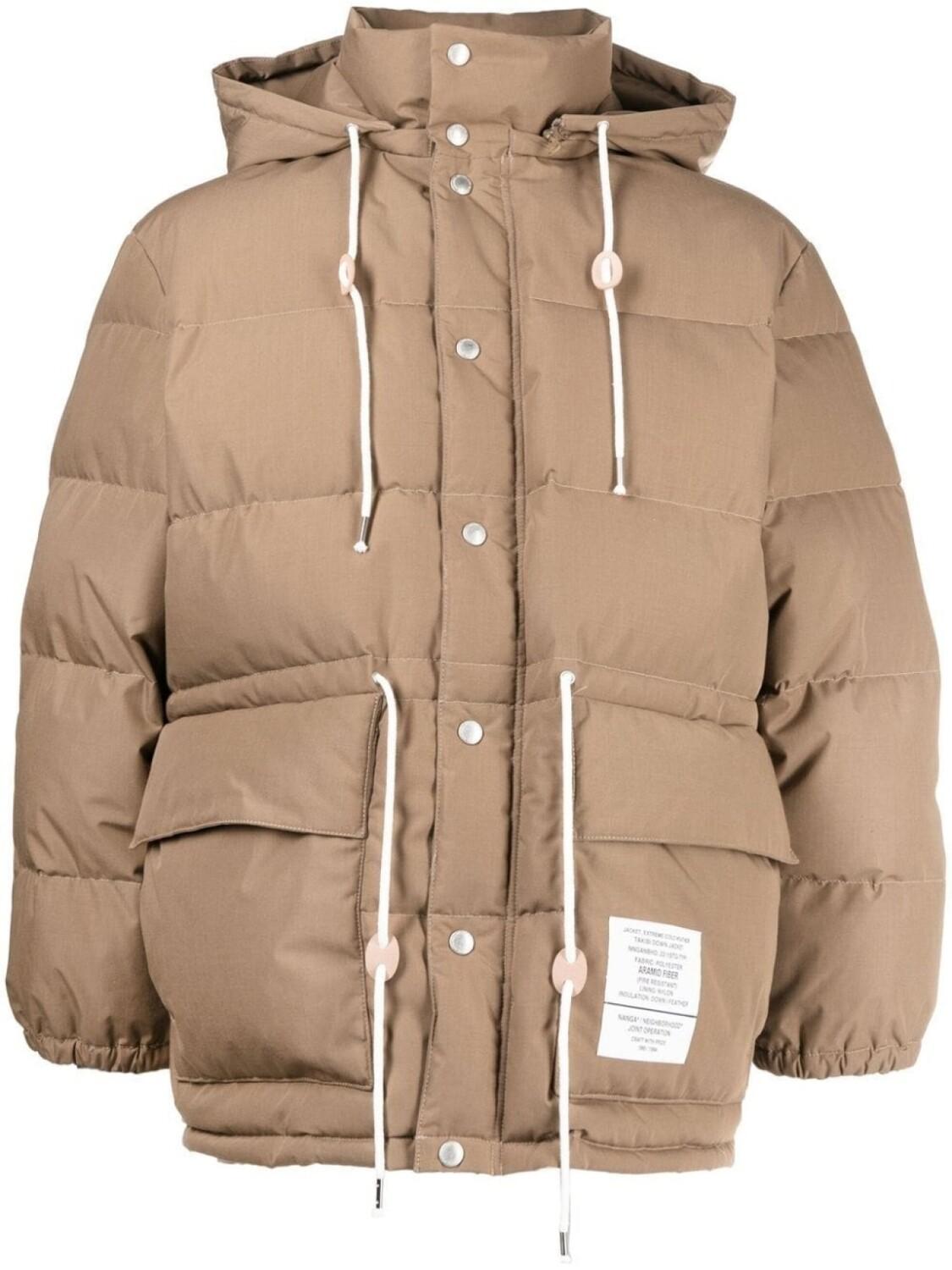 Пуховик с нашивкой-логотипом Neighborhood, коричневый
Пуховик с нашивкой-логотипом Neighborhood, коричневый