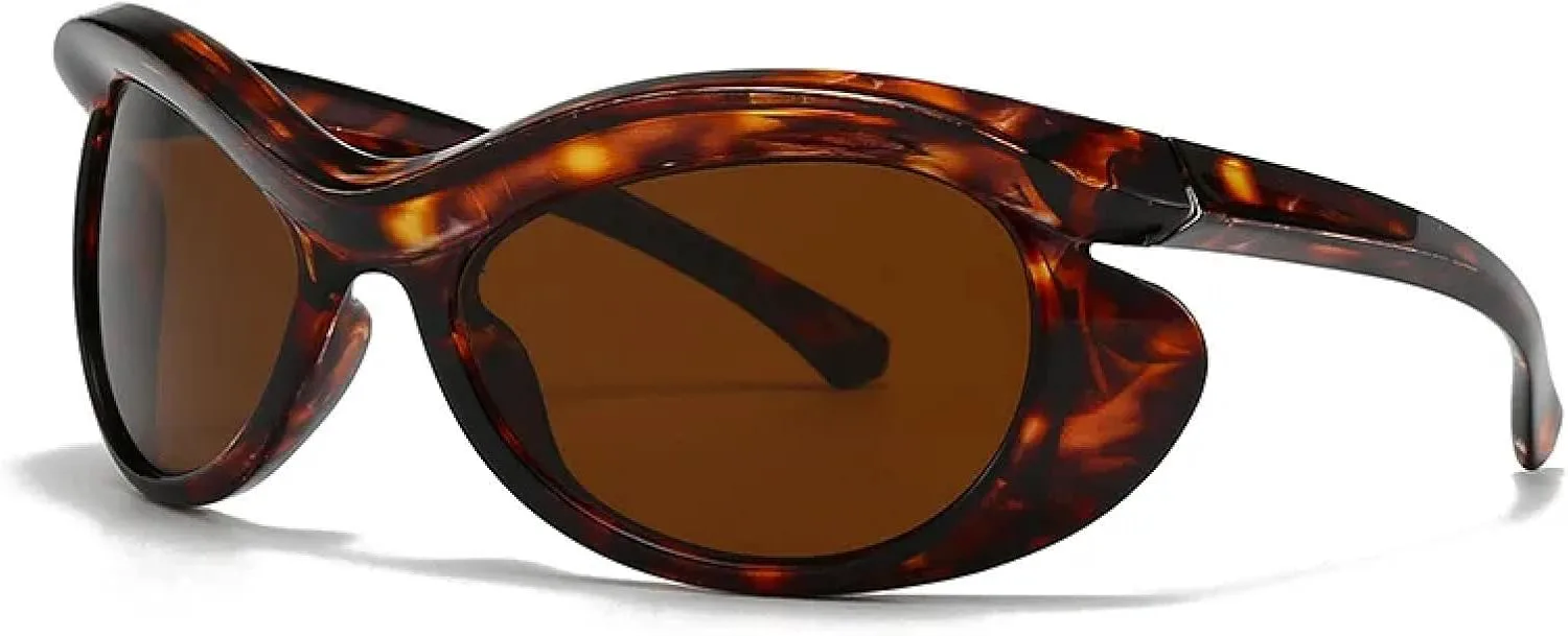 Винтажные солнцезащитные очки для женщин и мужчин в стиле панк, популярные, роскошные, с большой оправой, защита от УФ-излучения UV400 TVTBBVV, Leopard Tea
Винтажные солнцезащитные очки для женщин и мужчин в стиле панк, популярные, роскошные, с большой оправой, защита от УФ-излучения UV400 TVTBBVV, Leopard Tea