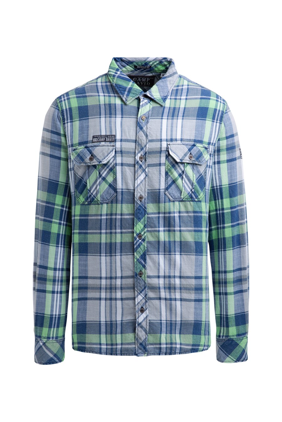 Рубашка на пуговицах классического кроя CAMP DAVID, Green
Рубашка на пуговицах классического кроя CAMP DAVID, Green