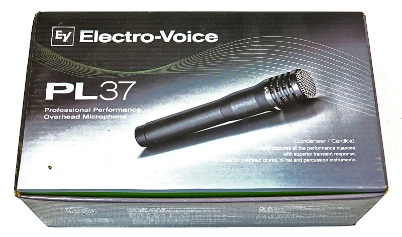 Конденсаторный микрофон Electro-Voice PL37 Small Diaphragm Cardioid Condenser Microphone
Конденсаторный микрофон Electro-Voice PL37 Small Diaphragm Cardioid Condenser Microphone