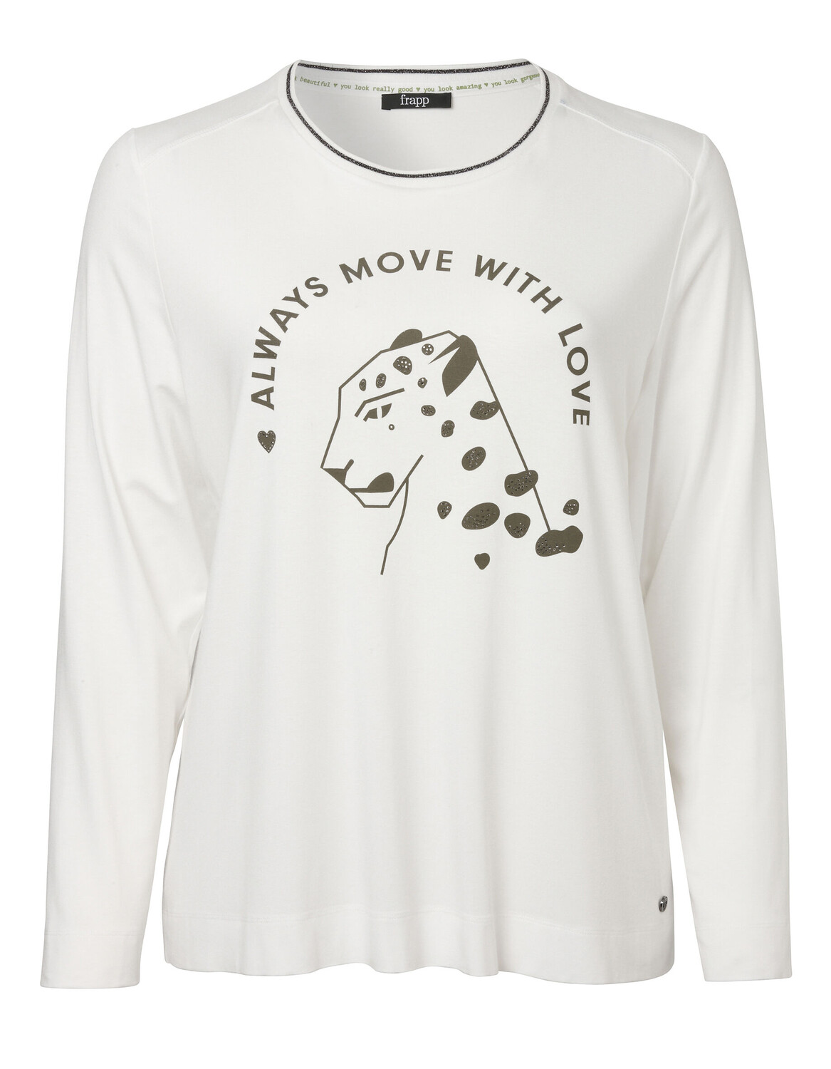 Лонгслив FRAPP Langarmshirt Jugendliches Langarmshirt mit Ziernähten, цвет offwhite/olive
Лонгслив FRAPP Langarmshirt Jugendliches Langarmshirt mit Ziernähten, цвет offwhite/olive