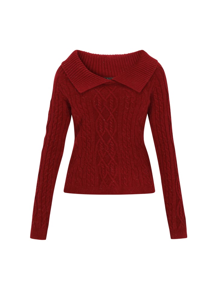 Женский свитер бордового цвета faina
Женский свитер бордового цвета faina