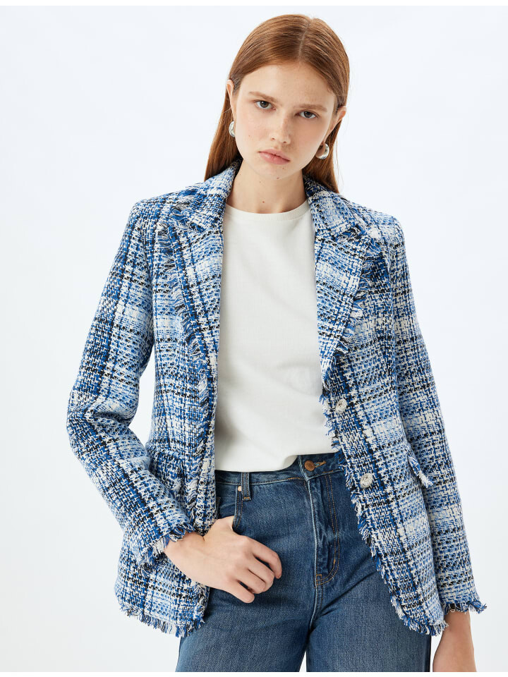 Блейзер KOTON, цвет blau gemustert
Блейзер KOTON, цвет blau gemustert