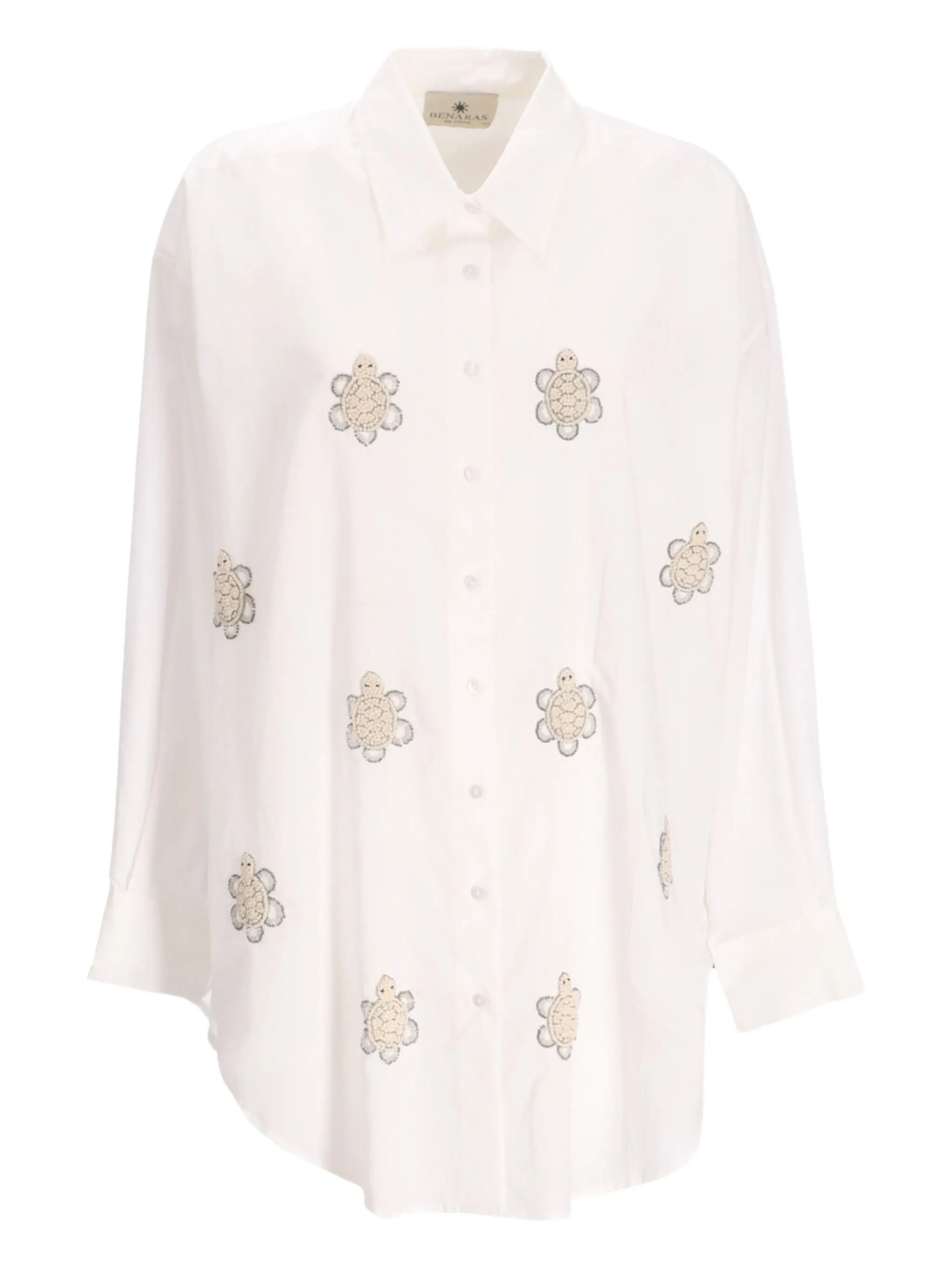 Рубашка с высоким воротником Benaras By Citrus, белый
Рубашка с высоким воротником Benaras By Citrus, белый