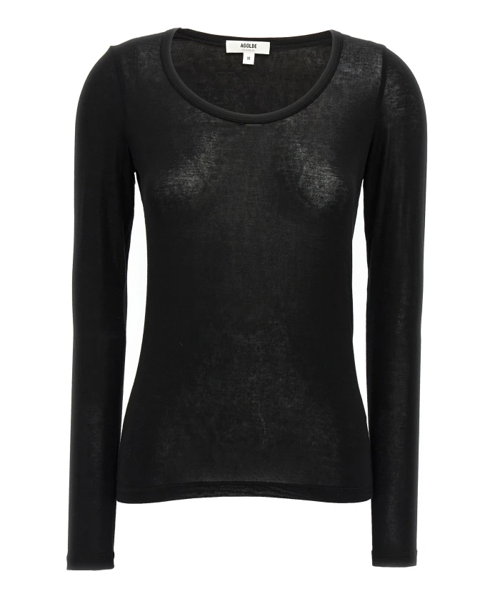 Эластичный свитер из лиоцелла Corey Agolde, черный
Эластичный свитер из лиоцелла Corey Agolde, черный