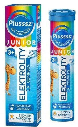 Plusssz Junior Electrolytes Complex, Добавка , шипучие таблетки, 20 шт. Inna marka 
Plusssz Junior Electrolytes Complex, Добавка , шипучие таблетки, 20 шт. Inna marka