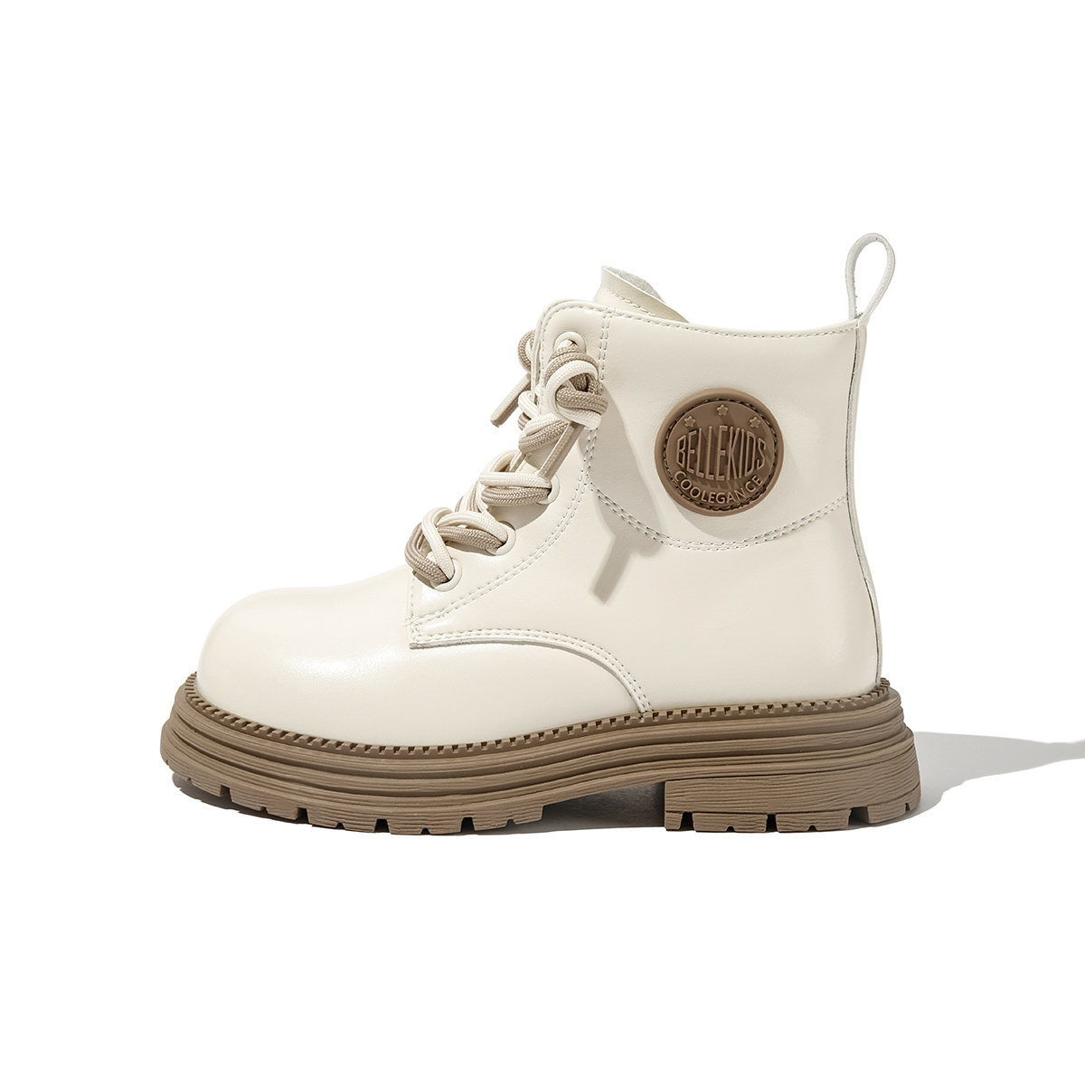 Износостойкие высокие детские ботинки для детей BELLE, бежевый
Износостойкие высокие детские ботинки для детей BELLE, бежевый
