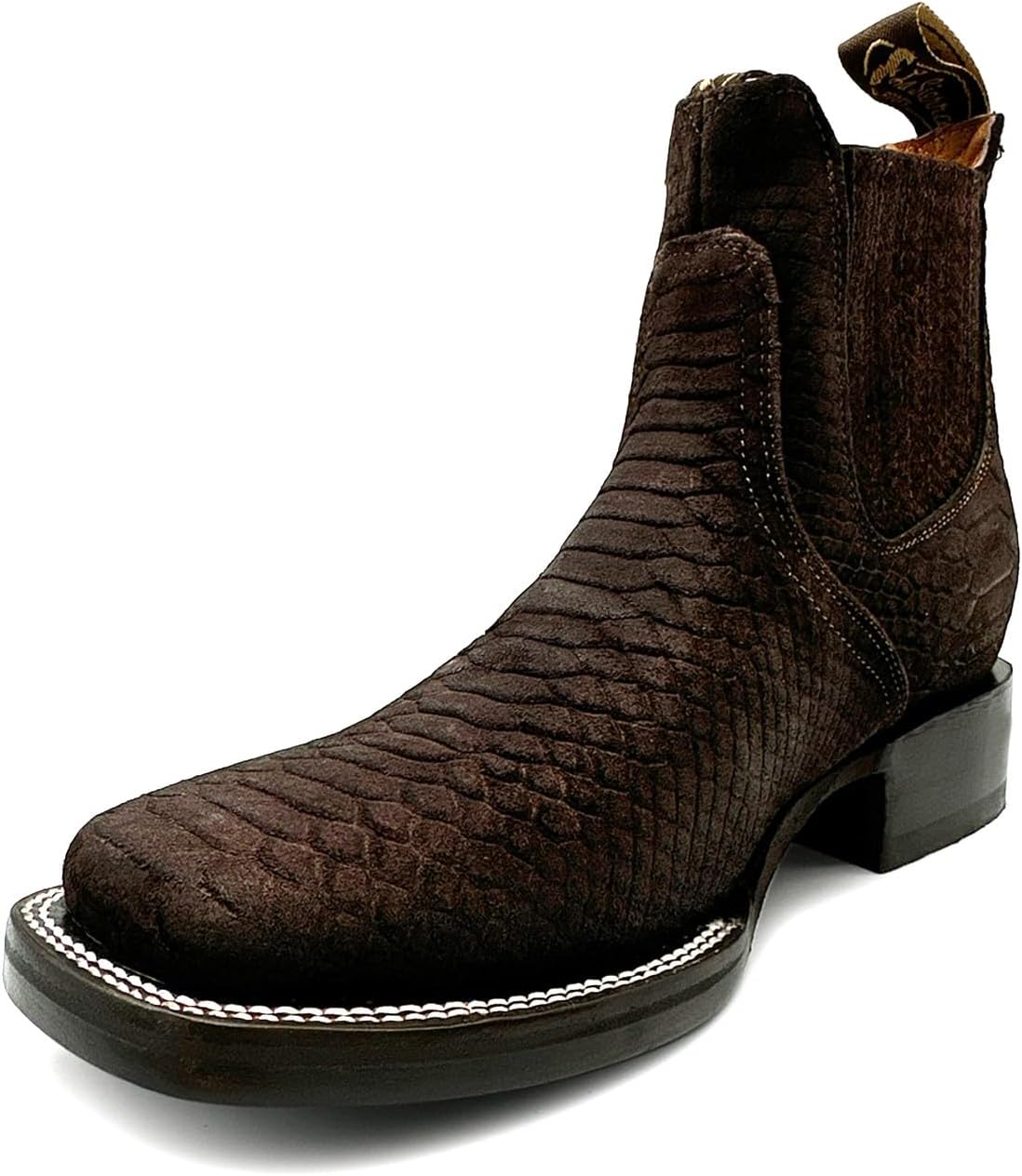 Мужские ковбойские ботинки Western Shops из натуральной кожи с квадратным носком и тиснением под питона и змеи, короткие, до щиколотки The Western Shops, Nobuck Café
Мужские ковбойские ботинки Western Shops из натуральной кожи с квадратным носком и тиснением под питона и змеи, короткие, до щиколотки The Western Shops, Nobuck Café