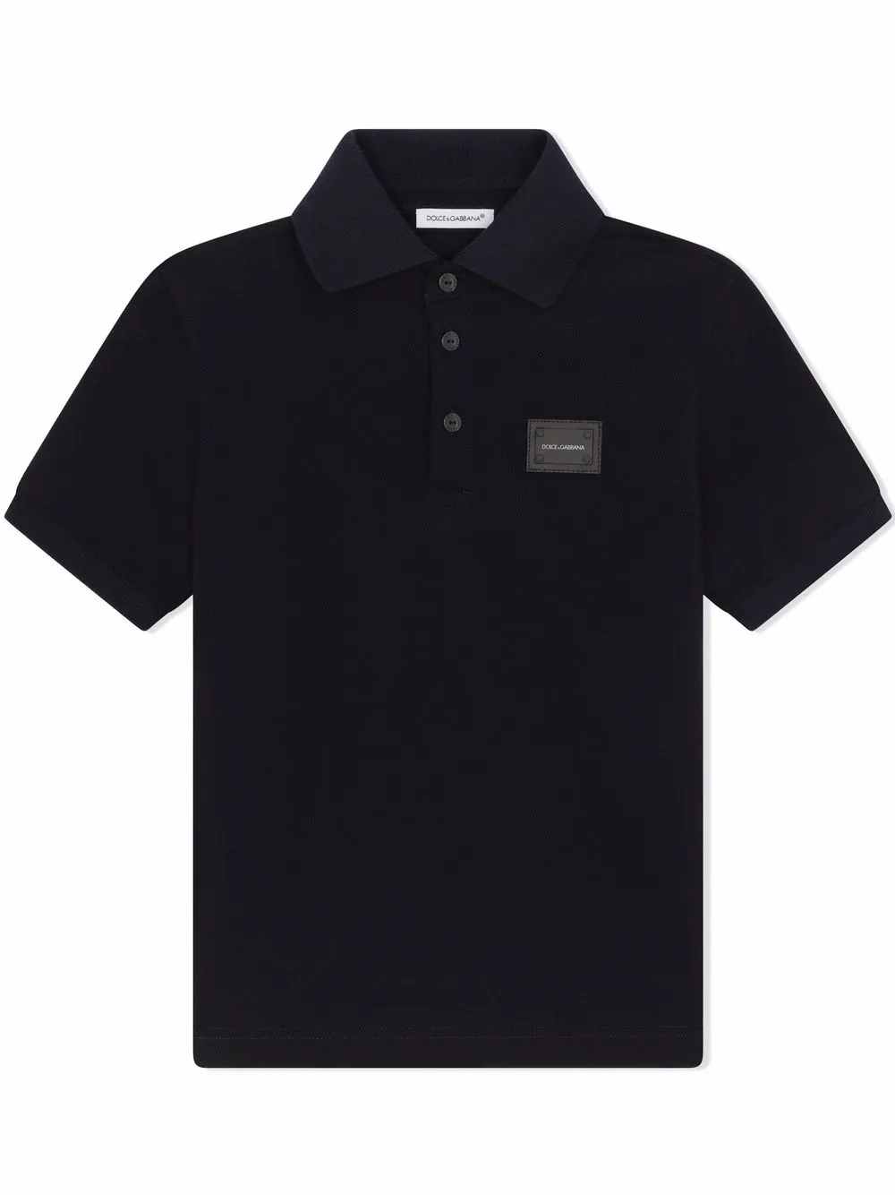 Рубашка поло из ткани пике с логотипом Dolce & Gabbana Kids, синий
Рубашка поло из ткани пике с логотипом Dolce & Gabbana Kids, синий