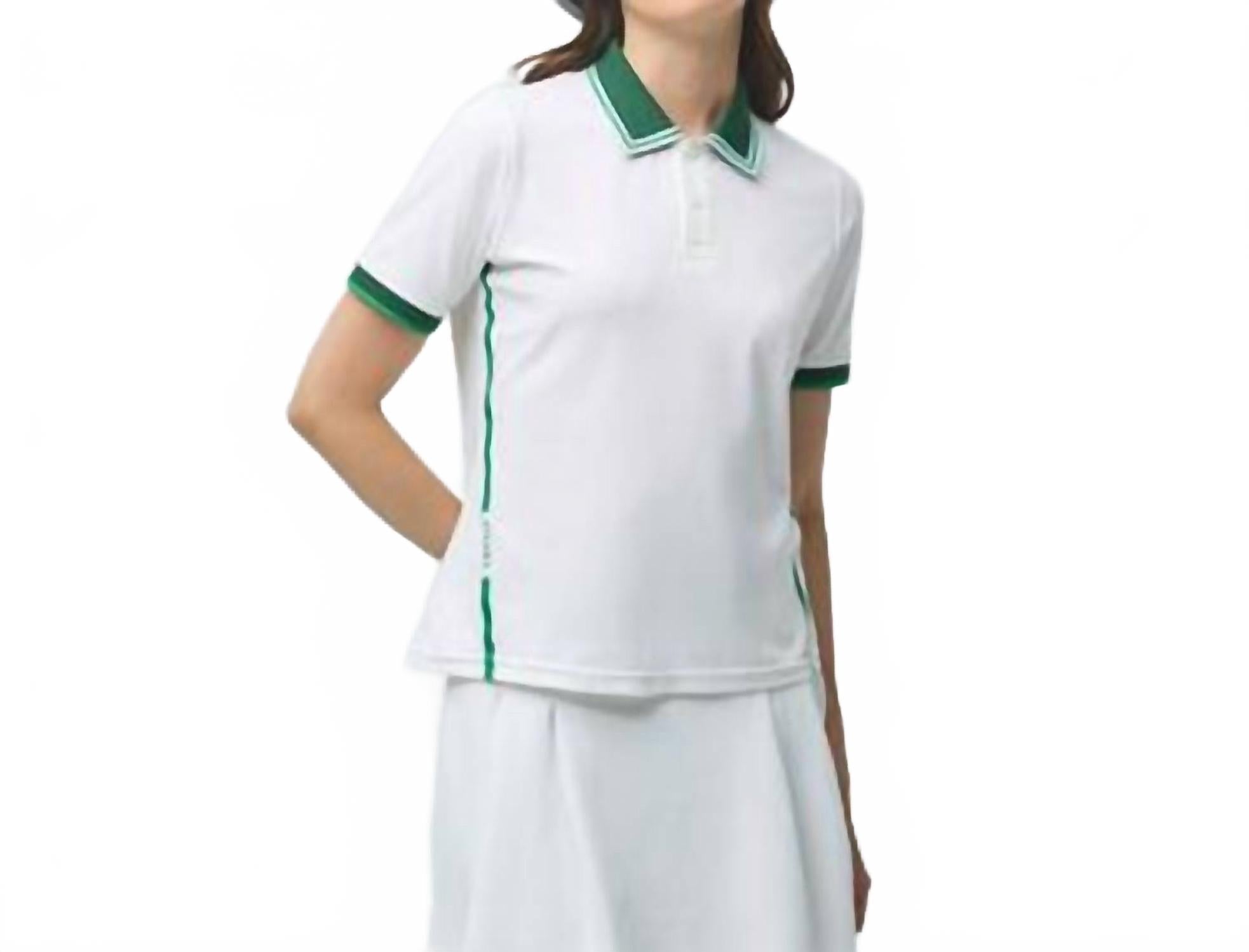 Женская футболка-поло Tech Jersey Club, цвет: белый, зеленый Tilley, White Green
Женская футболка-поло Tech Jersey Club, цвет: белый, зеленый Tilley, White Green