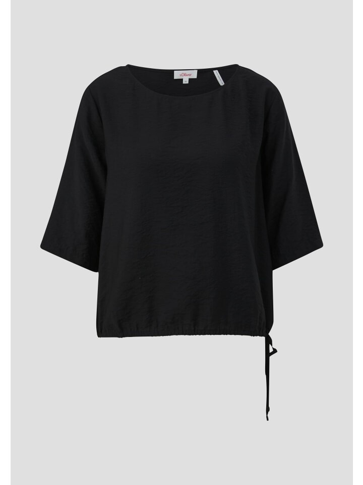 Блуза sOliver kurzarm, черный
Блуза sOliver kurzarm, черный