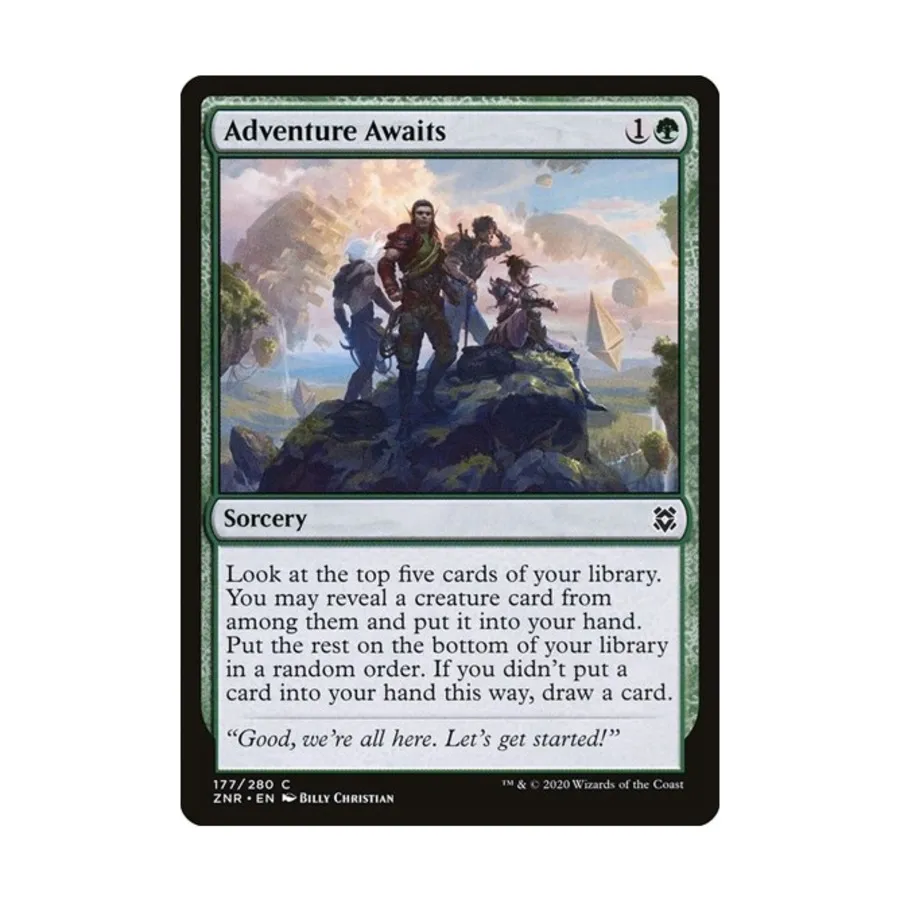 CCG Приключения ждут (С), MTG - Zendikar Rising
CCG Приключения ждут (С), MTG - Zendikar Rising