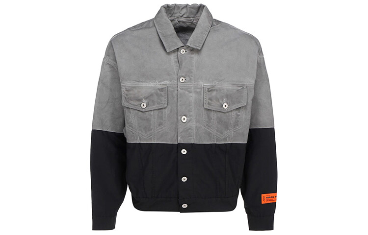 Джинсовая куртка мужская серый/черный Heron Preston
Джинсовая куртка мужская серый/черный Heron Preston