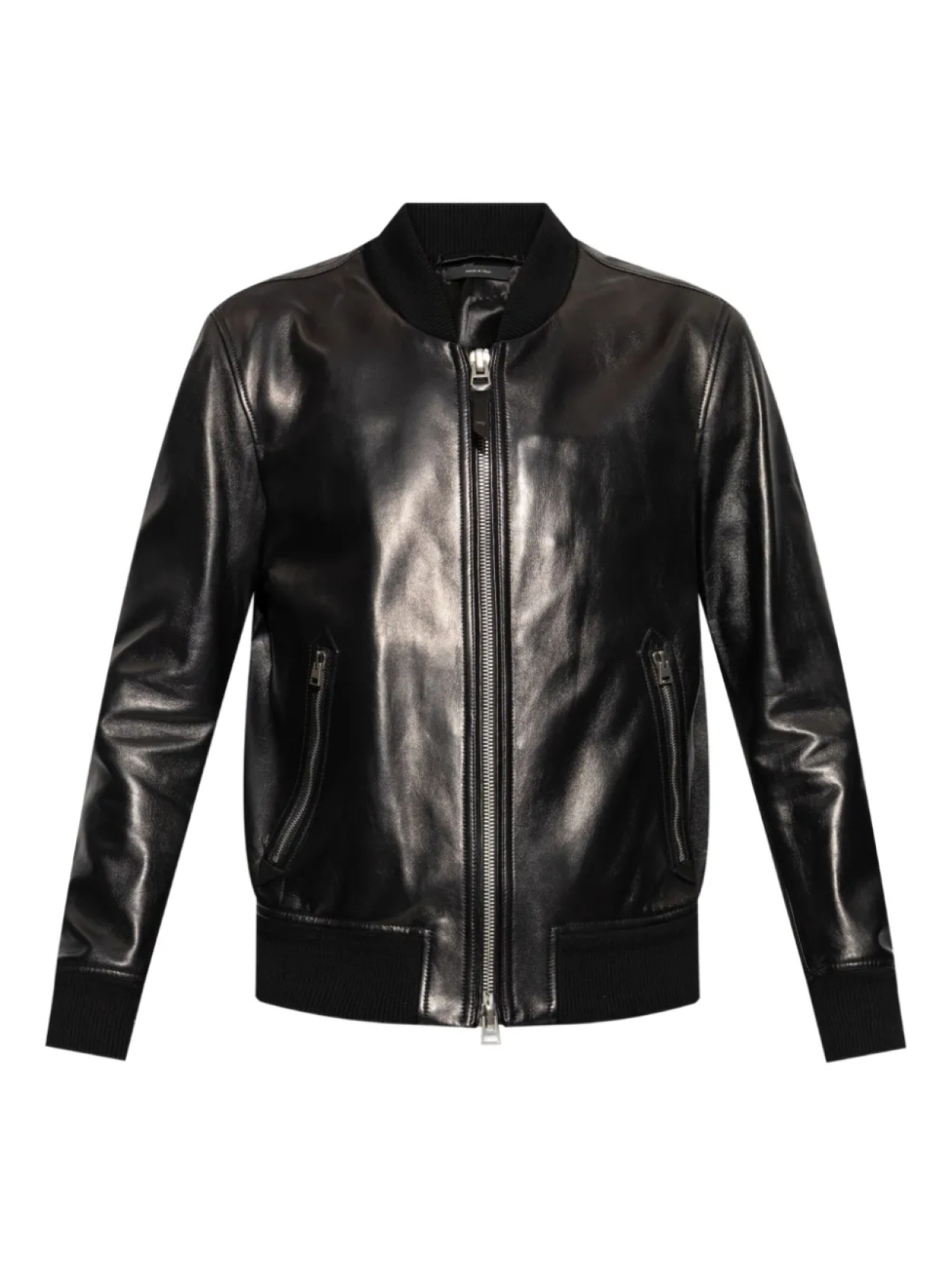 Кожаная куртка-бомбер TOM FORD, черный
Кожаная куртка-бомбер TOM FORD, черный