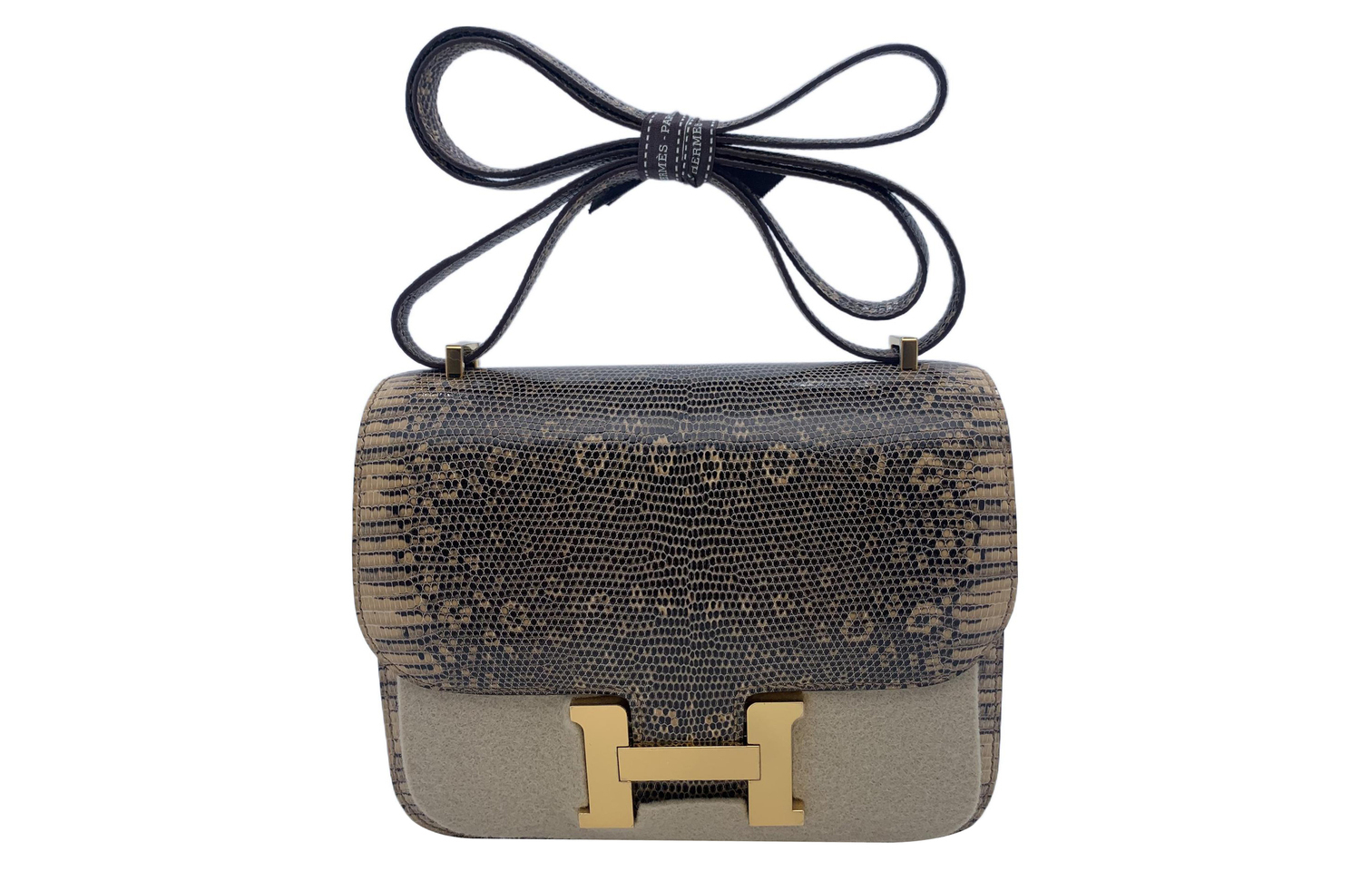 Сумка через плечо Constance из кожи ящерицы HERMES
Сумка через плечо Constance из кожи ящерицы HERMES