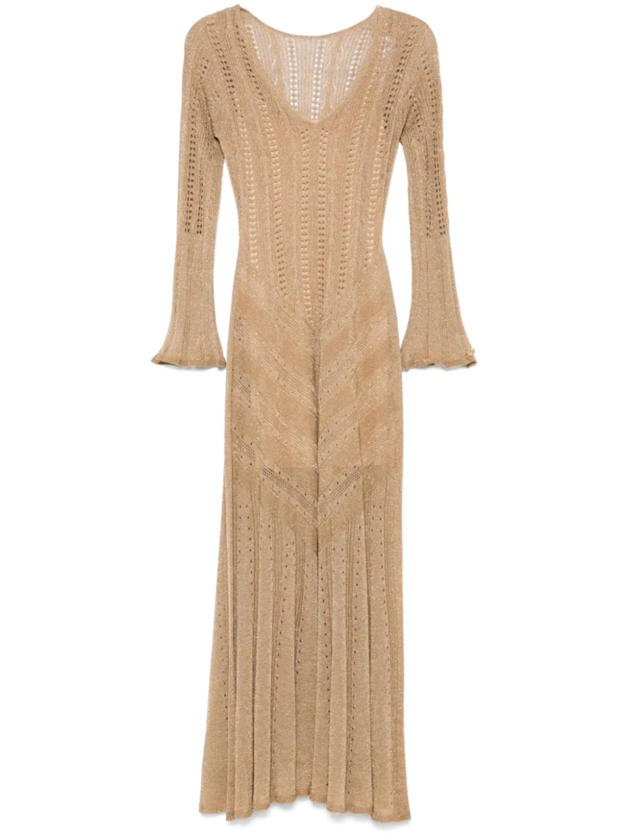 Длинное платье TWINSET с люрексом, золотой
Длинное платье TWINSET с люрексом, золотой