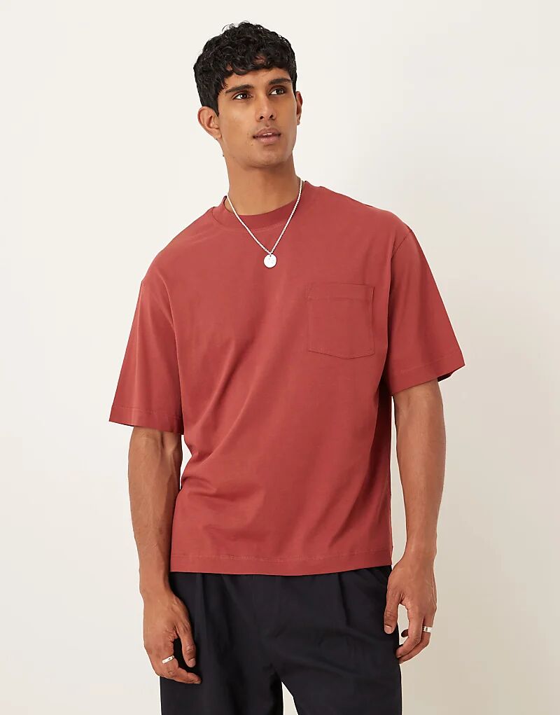 Футболка из хлопка Mango темно-красного цвета
Футболка из хлопка Mango темно-красного цвета