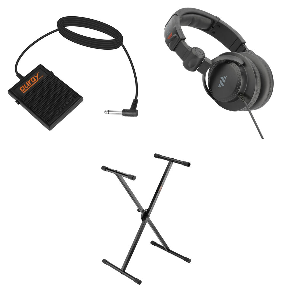 Стойка для клавишных Auray X-Stand Keyboard Essentials Bundle with Headphones and
Стойка для клавишных Auray X-Stand Keyboard Essentials Bundle with Headphones and
