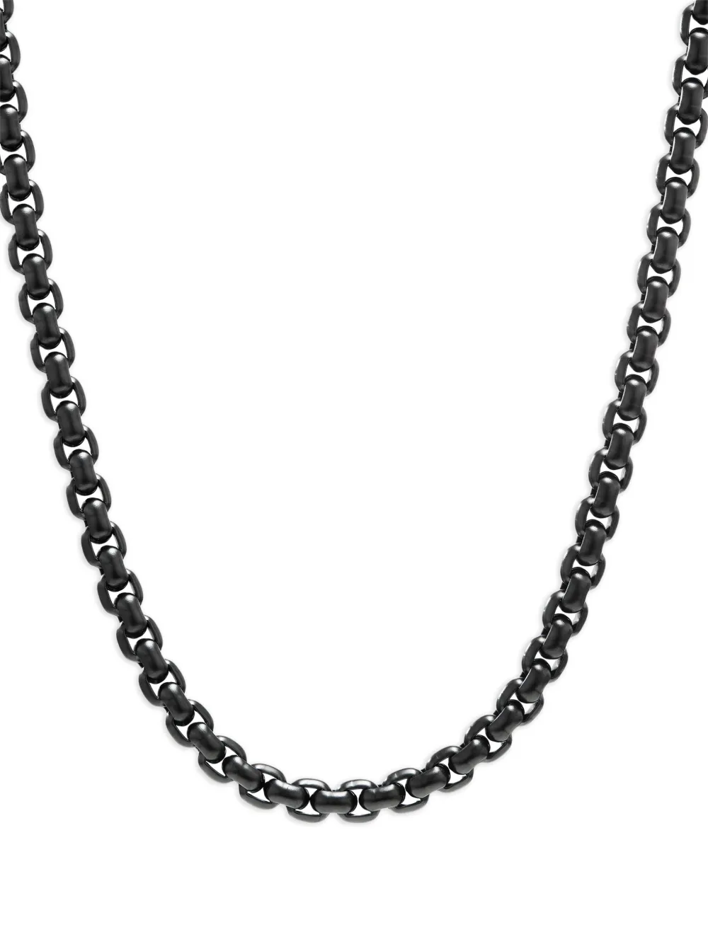Серебряное колье Box Chain (7.3 мм) David Yurman, серебяный 
Серебряное колье Box Chain (7.3 мм) David Yurman, серебяный