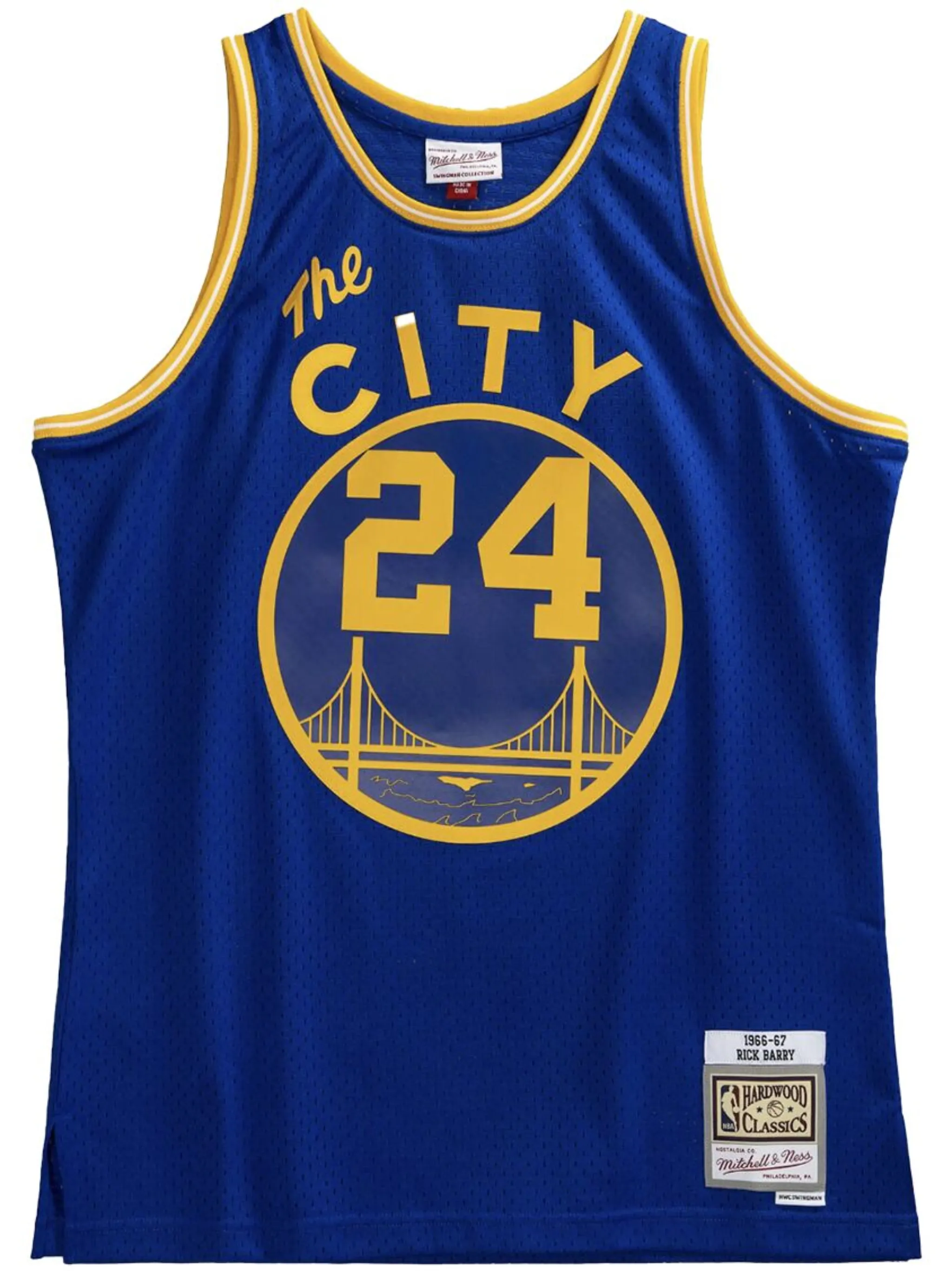 Топ NBA Golden State Warriors 66 Rick Barry Swingman Mitchell & Ness, синий
Топ NBA Golden State Warriors 66 Rick Barry Swingman Mitchell & Ness, синий
