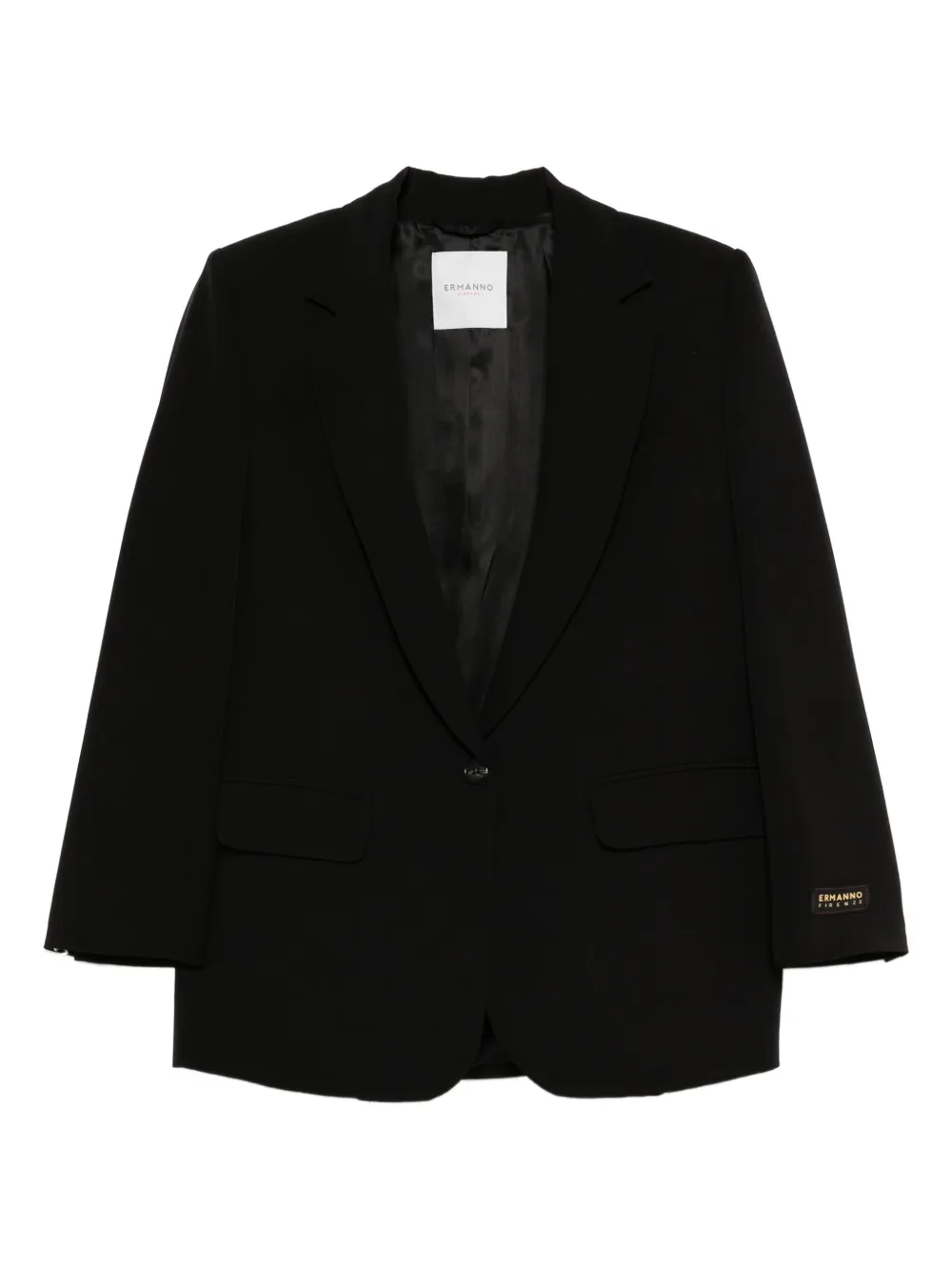 Однобортный блейзер ERMANNO FIRENZE, черный
Однобортный блейзер ERMANNO FIRENZE, черный