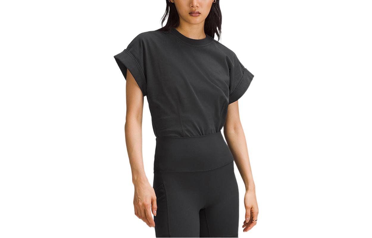 Боди для женщин с круглым вырезом Lululemon, черный
Боди для женщин с круглым вырезом Lululemon, черный