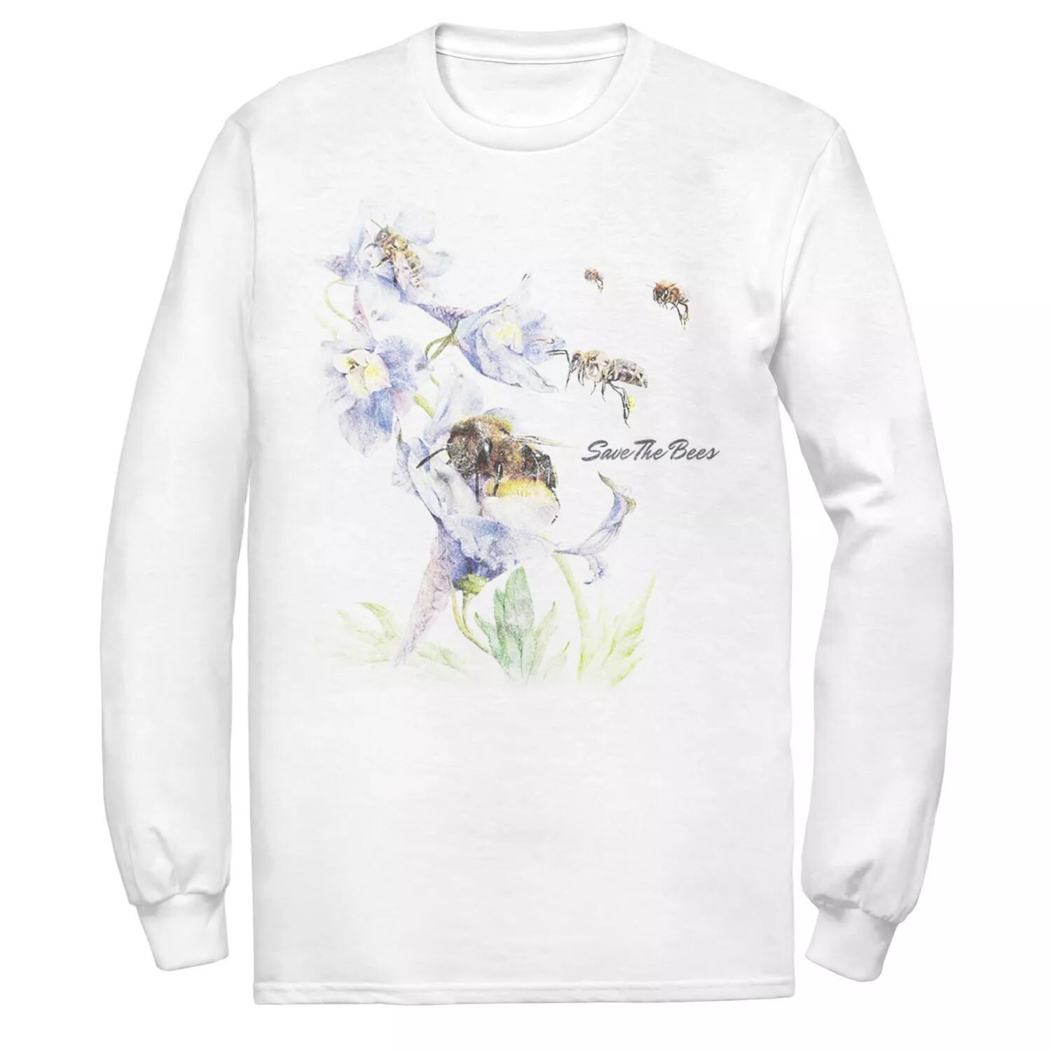 Мужская футболка с цветочным принтом ко Дню Земли Save The Bees Licensed Character 
Мужская футболка с цветочным принтом ко Дню Земли Save The Bees Licensed Character
