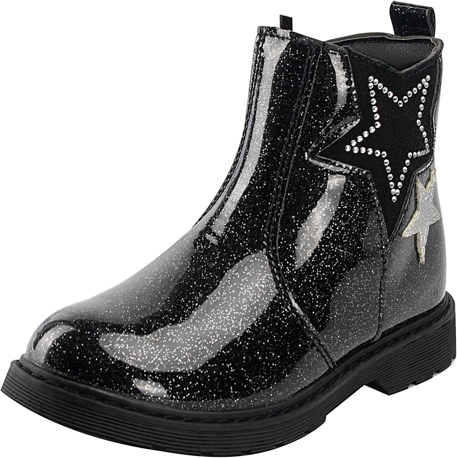 Детские ботинки TZJS для девочек, блестящие челси, теплые короткие ботильоны с низким каблуком, боковая молния, для малышей и маленьких детей, Black
Детские ботинки TZJS для девочек, блестящие челси, теплые короткие ботильоны с низким каблуком, боковая молния, для малышей и маленьких детей, Black