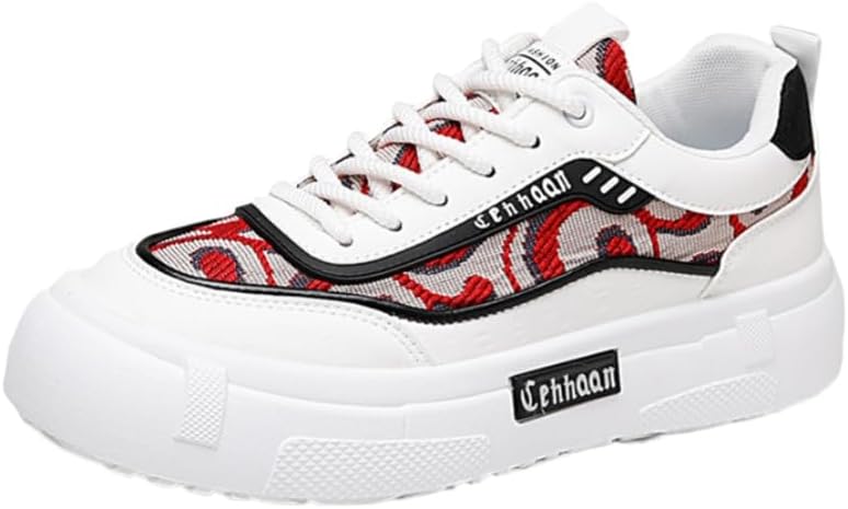 Мужские стильные спортивные кроссовки с толстой подошвой, противоскользящие и прочные, с комфортной и дышащей тканью и мягкой внутренней подкладкой Clolinde, черный/красный
Мужские стильные спортивные кроссовки с толстой подошвой, противоскользящие и прочные, с комфортной и дышащей тканью и мягкой внутренней подкладкой Clolinde, черный/красный