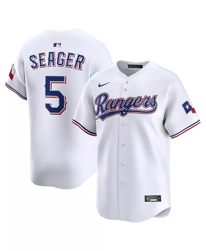 Мужская белая альтернативная лимитированная джерси игрока Texas Rangers Кори Сигер Nike
Мужская белая альтернативная лимитированная джерси игрока Texas Rangers Кори Сигер Nike