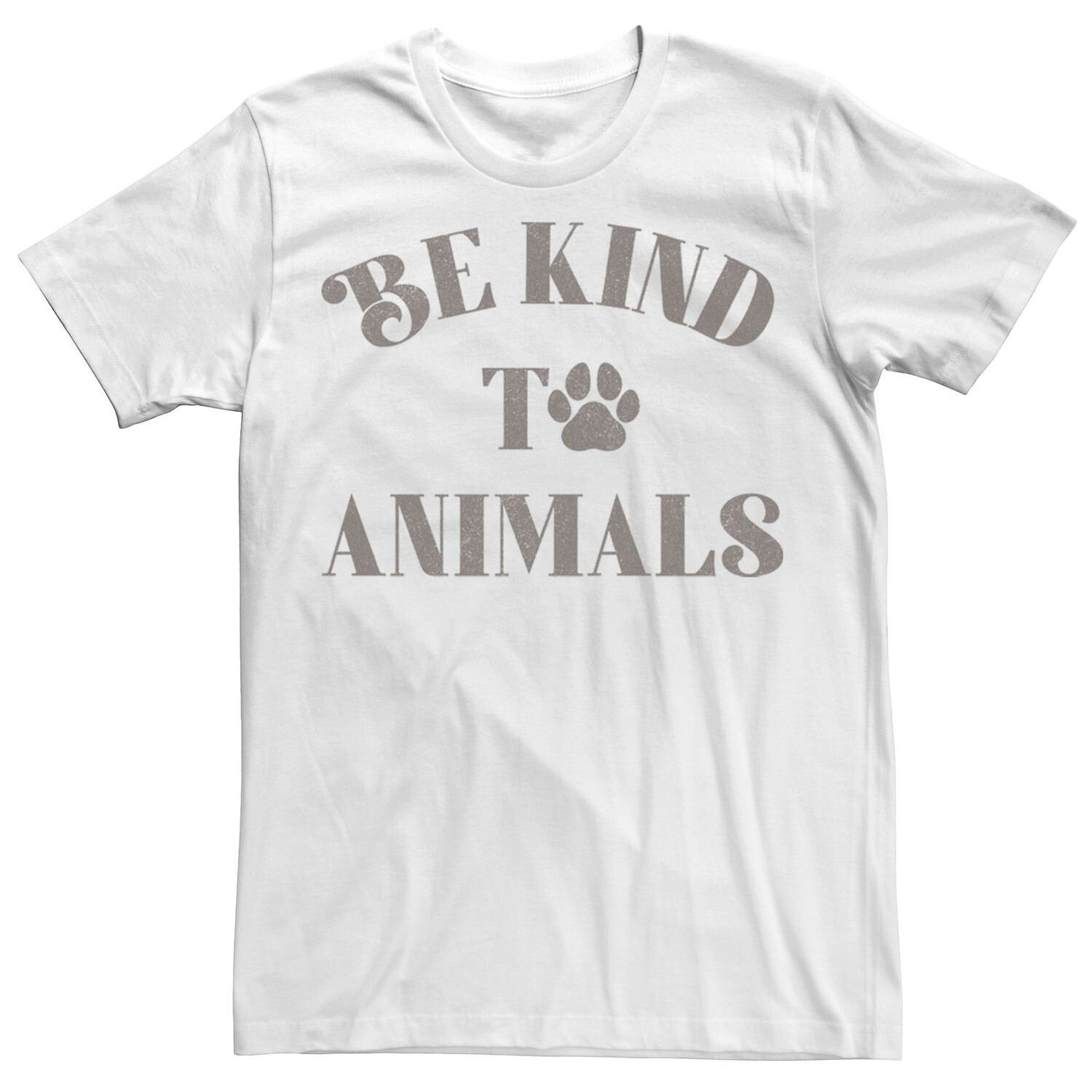 Мужская модная футболка Be Kind To Animals Licensed Character 
Мужская модная футболка Be Kind To Animals Licensed Character