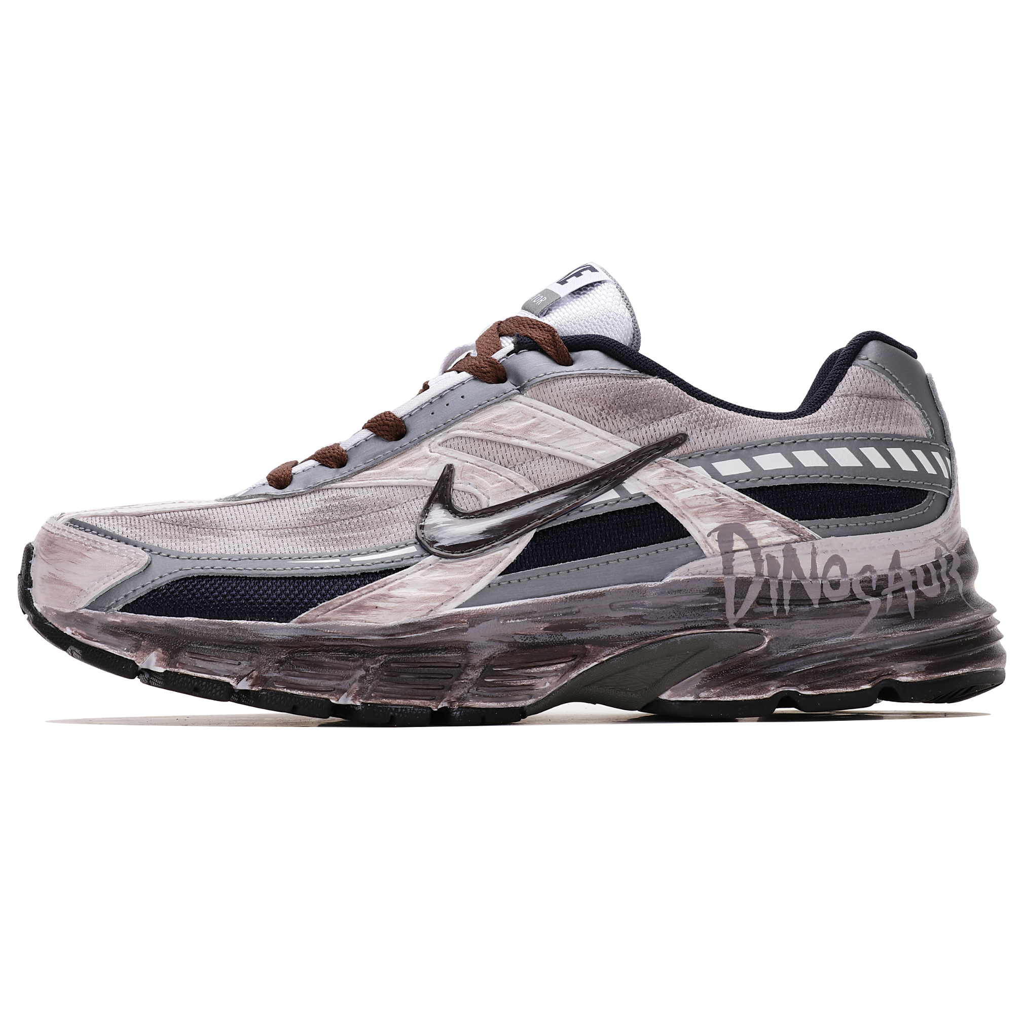 Nike Кроссовки для бега Initiator с низким верхом, износостойкие, серо-коричневые, мужские
Nike Кроссовки для бега Initiator с низким верхом, износостойкие, серо-коричневые, мужские