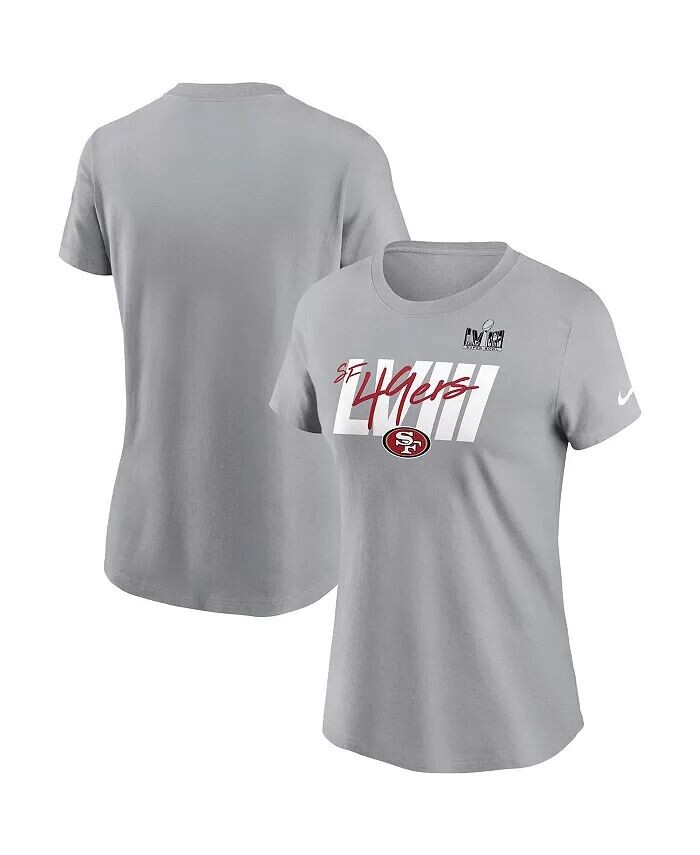 Женская серая футболка San Francisco 49ers Super Bowl LVIII Special Essential Essential Nike, серый
Женская серая футболка San Francisco 49ers Super Bowl LVIII Special Essential Essential Nike, серый