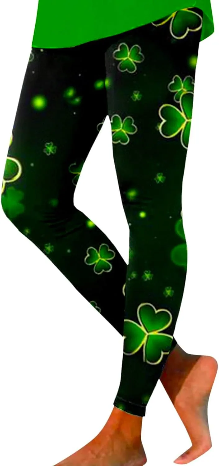 Женские леггинсы St Patricks Day с клевером, высокие, с эффектом контроля живота
Женские леггинсы St Patricks Day с клевером, высокие, с эффектом контроля живота